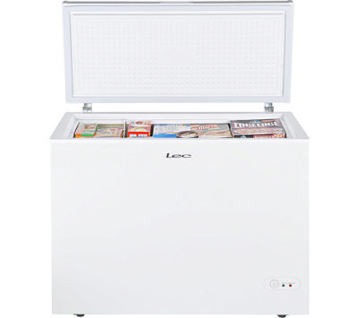 LEC  CF300L Chest Freezer - White